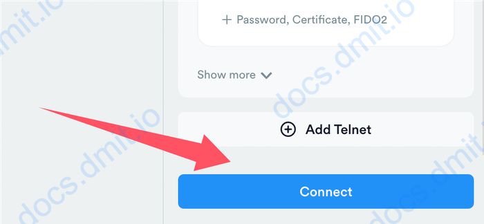 Termius Connect to Instance 4