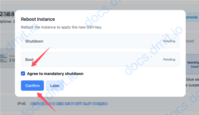 Restart Instance