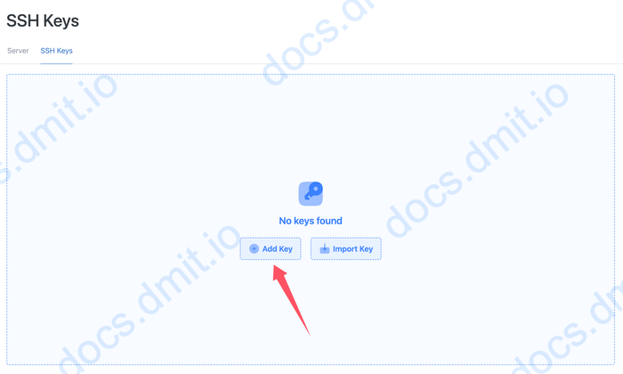 Upload SSH Key